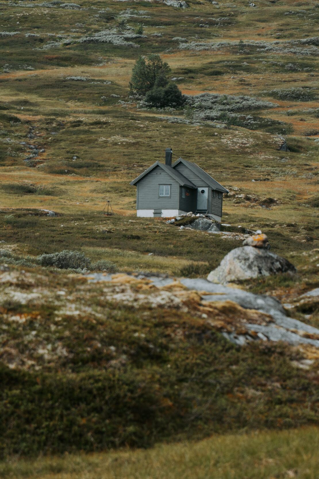 Noorse huizen tijdens The Norway Trail